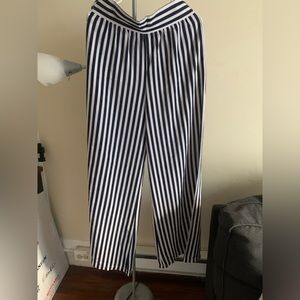 amara tie waist striped wide leg